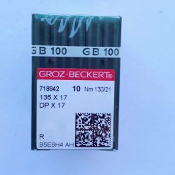 Agulha Groz Beckert 135x17 Para Máquina de Costura 135x17 - 130/21 ( Pacote com 100 Agulhas)