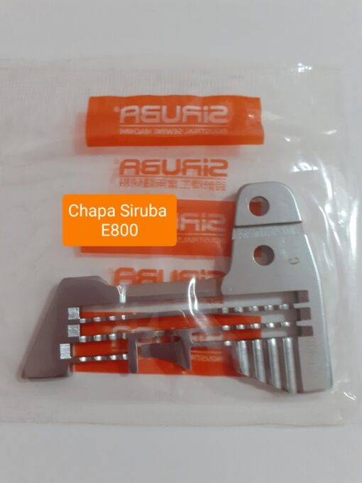 Chapa de Agulha E800 para Máquina Overlock Siruba Original