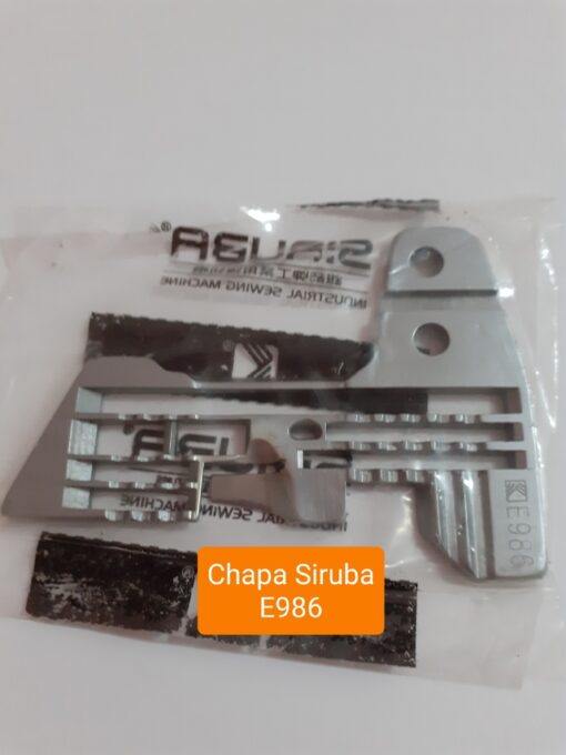 Chapa E986 para Interlock 757 Siruba Original