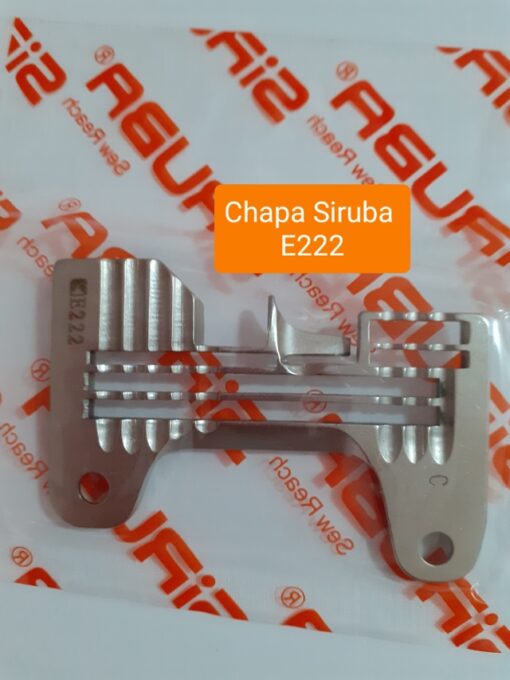 Chapa E222 para Overlock Siruba Original