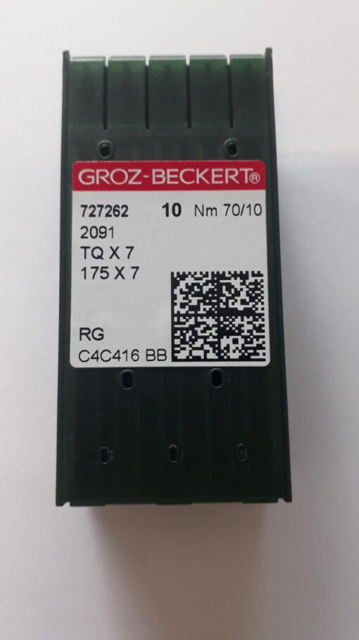 Agulha Groz Beckert 2091 TQx7 Para Máquina Botoneira - 70/10 ( Pacote com 100 Agulhas)
